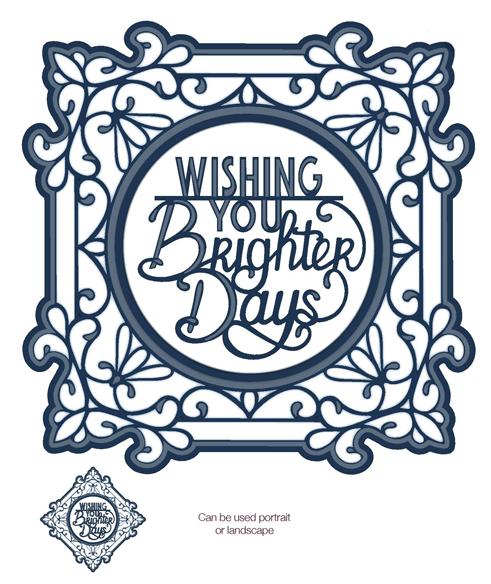 Expressions Ornate Frame - Brighter Days Die