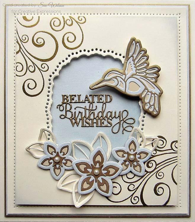 Creative Expressions Dies by Sue Wilson Background Collection Herringbone