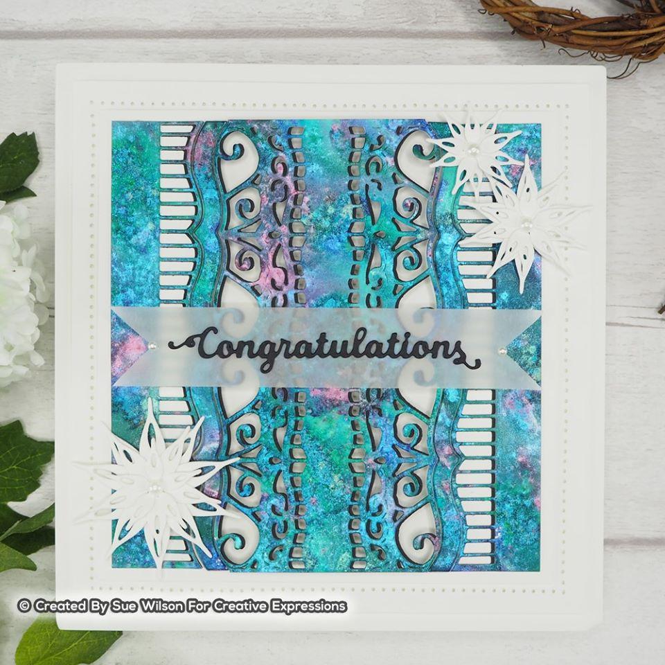 Dies by Sue Wilson Endless Options Collection Paulette - Background