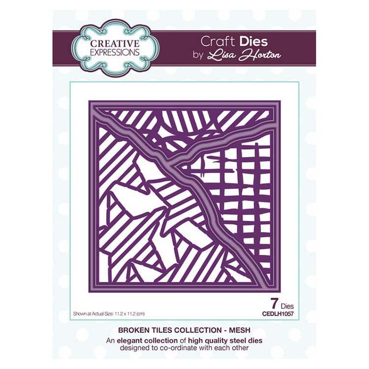 Creative Expressions Broken Tiles Collection Mesh