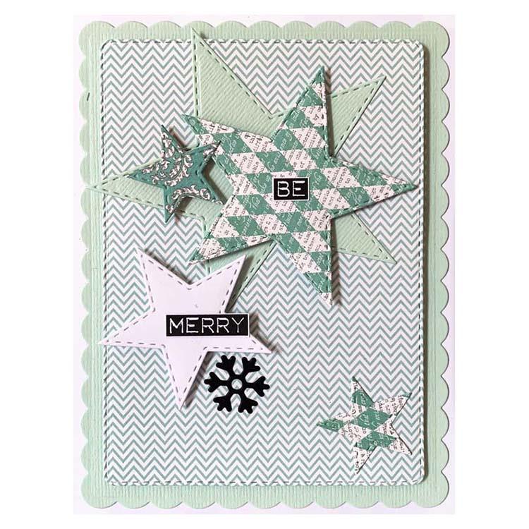 Creative Expressions Stitched Collection Layered Stars Craft Die