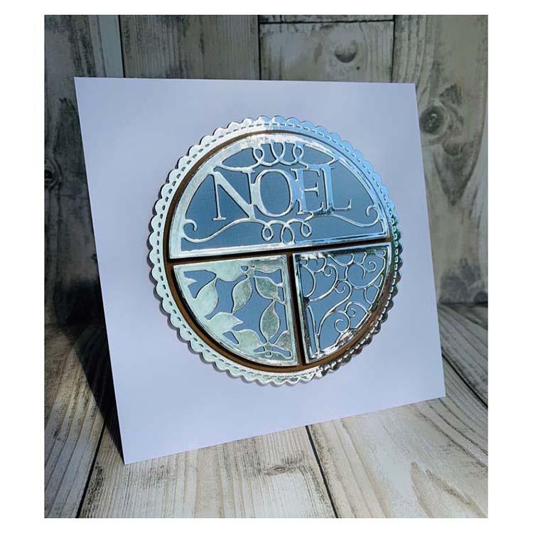 Creative Expressions Split Circles Noel Craft Die