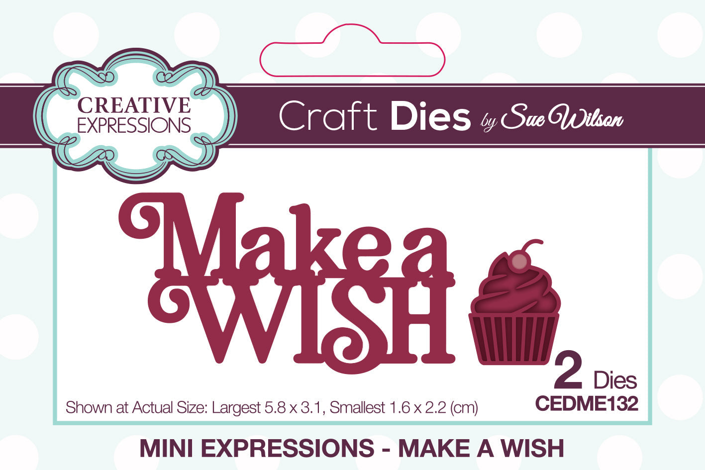 Creative Expressions Sue Wilson Mini Expressions Make A Wish Craft Die