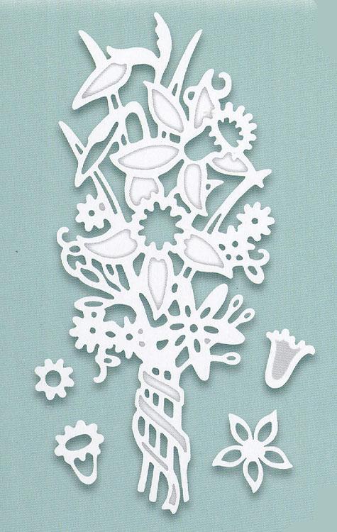 Creative Expressions: Paper Cuts Collection Spring Posy