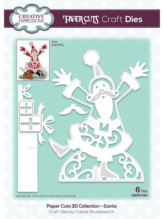 Paper Cuts 3D Collection - Santa