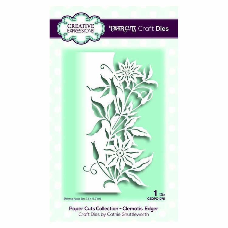 Creative Expressions Paper Cuts Collection - Clematis  Edger