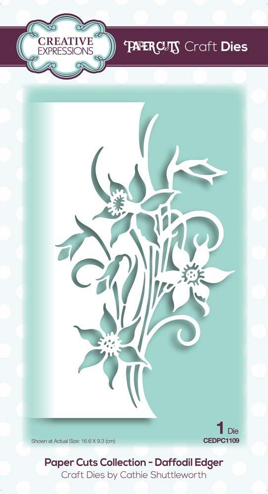 Creative Expressions Paper Cuts Daffodil Edger Craft Die