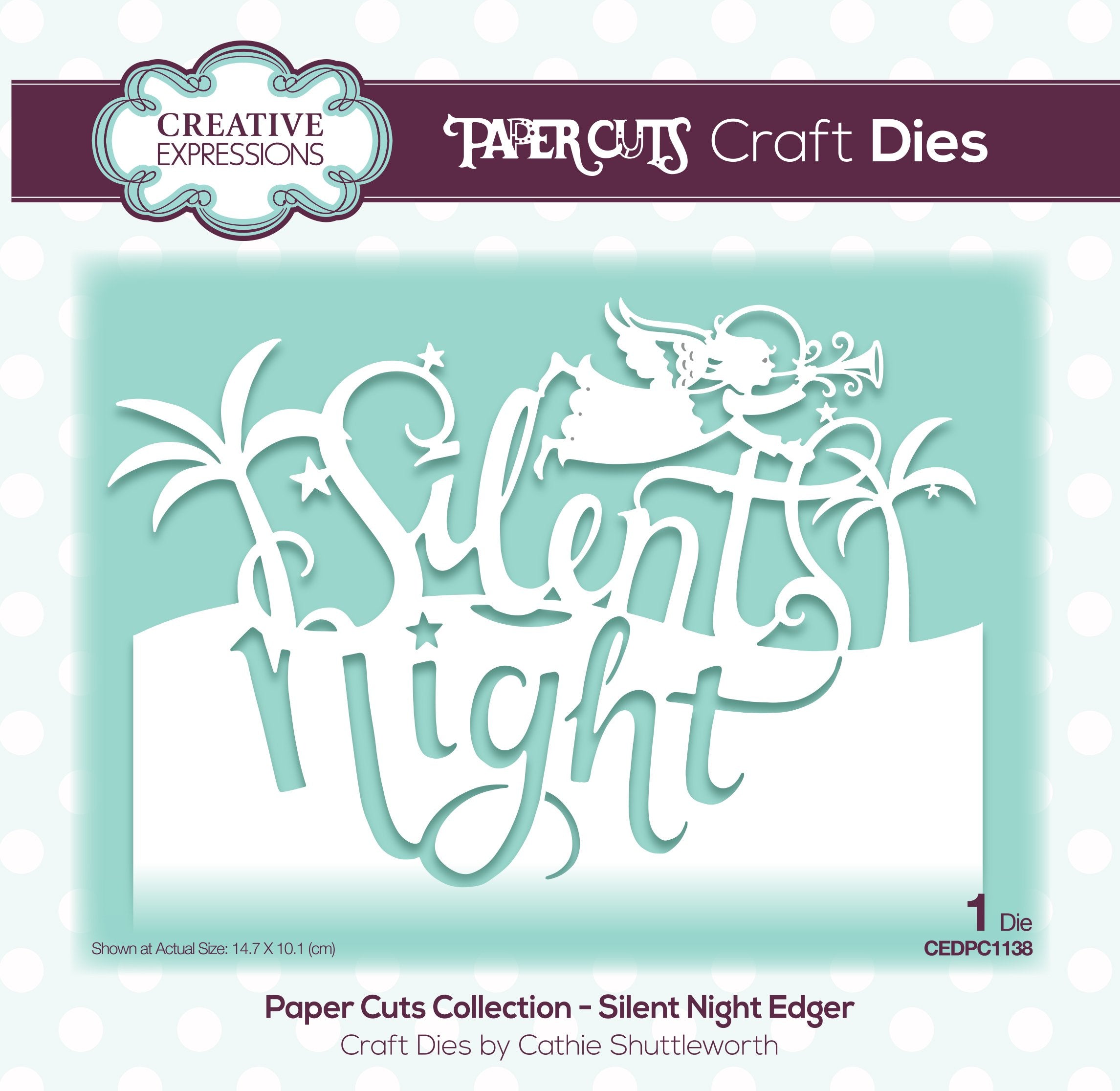 Paper Cuts Edger Silent Night Craft Die