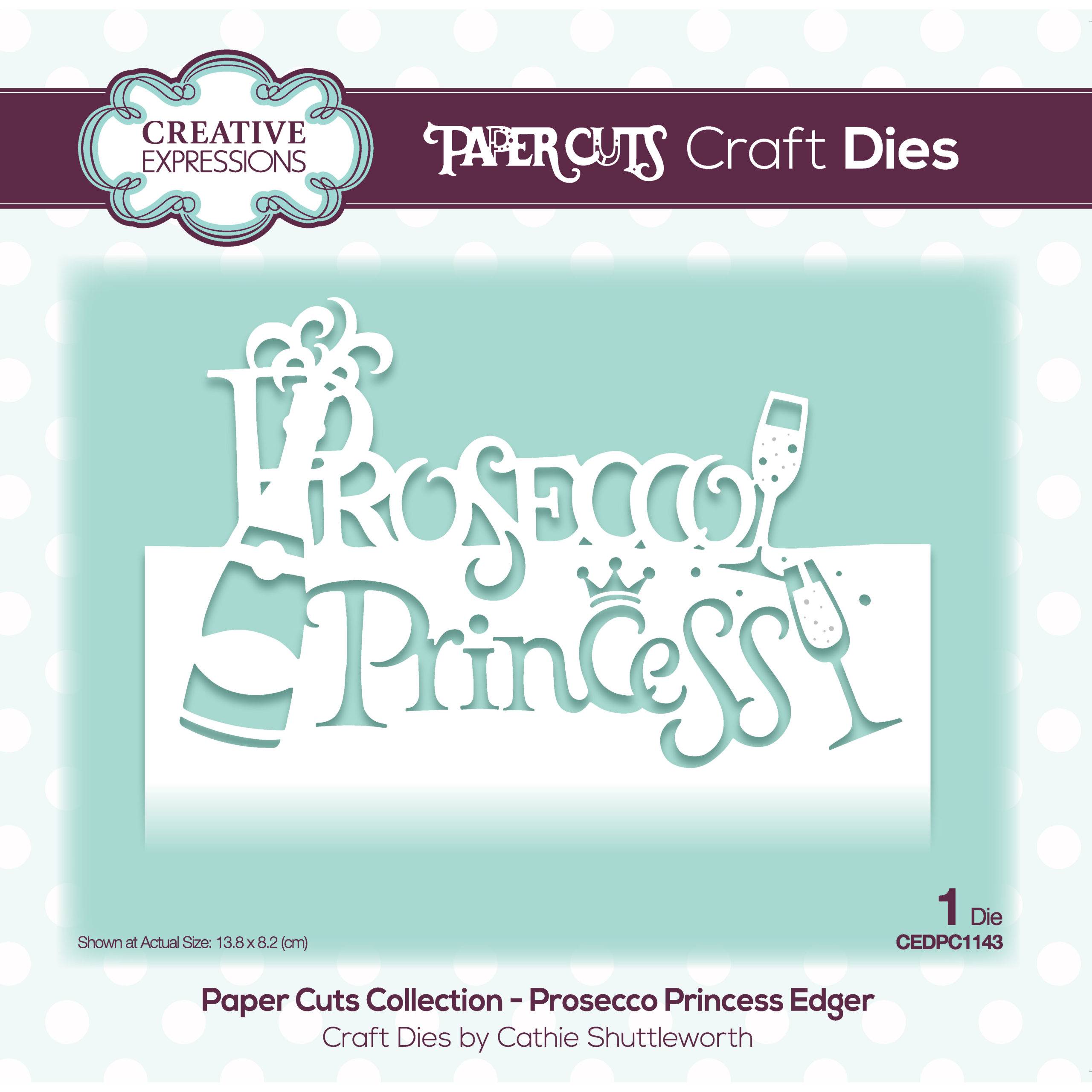 Paper Cuts Collection - Prosecco Princess Edger