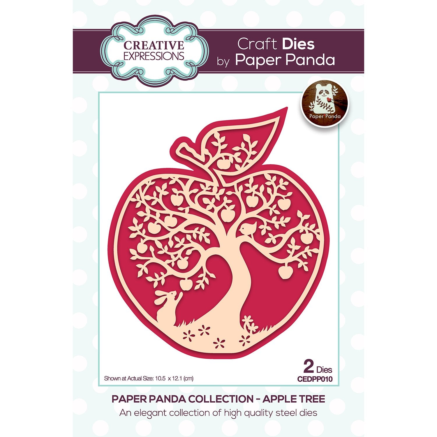 Paper Panda Apple Tree Craft Die