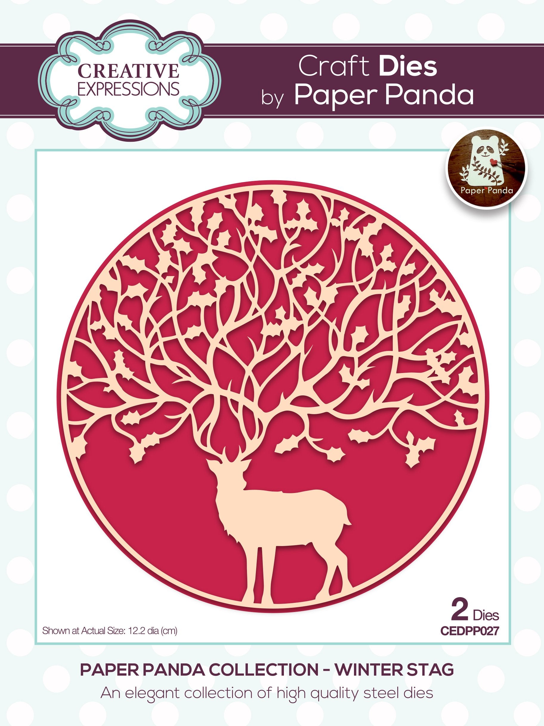 Creative Expressions Paper Panda Winter Stag Craft Die