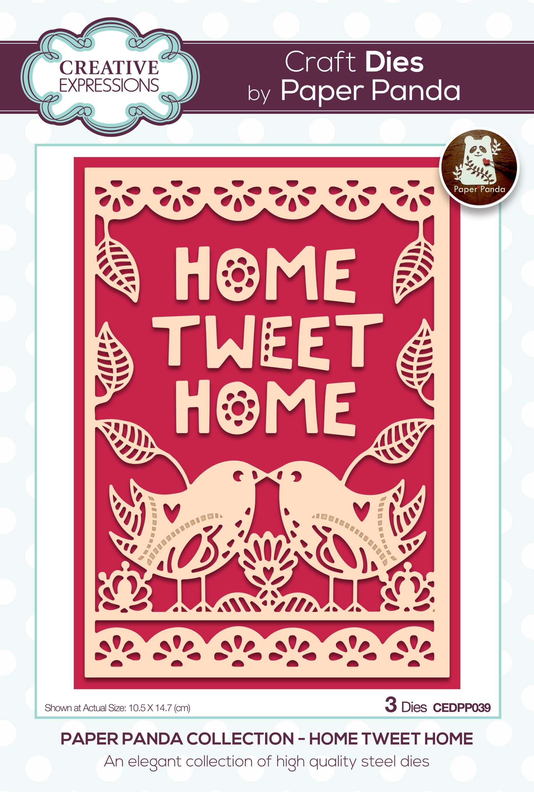 Creative Expressions Paper Panda Home Tweet Home Craft Die