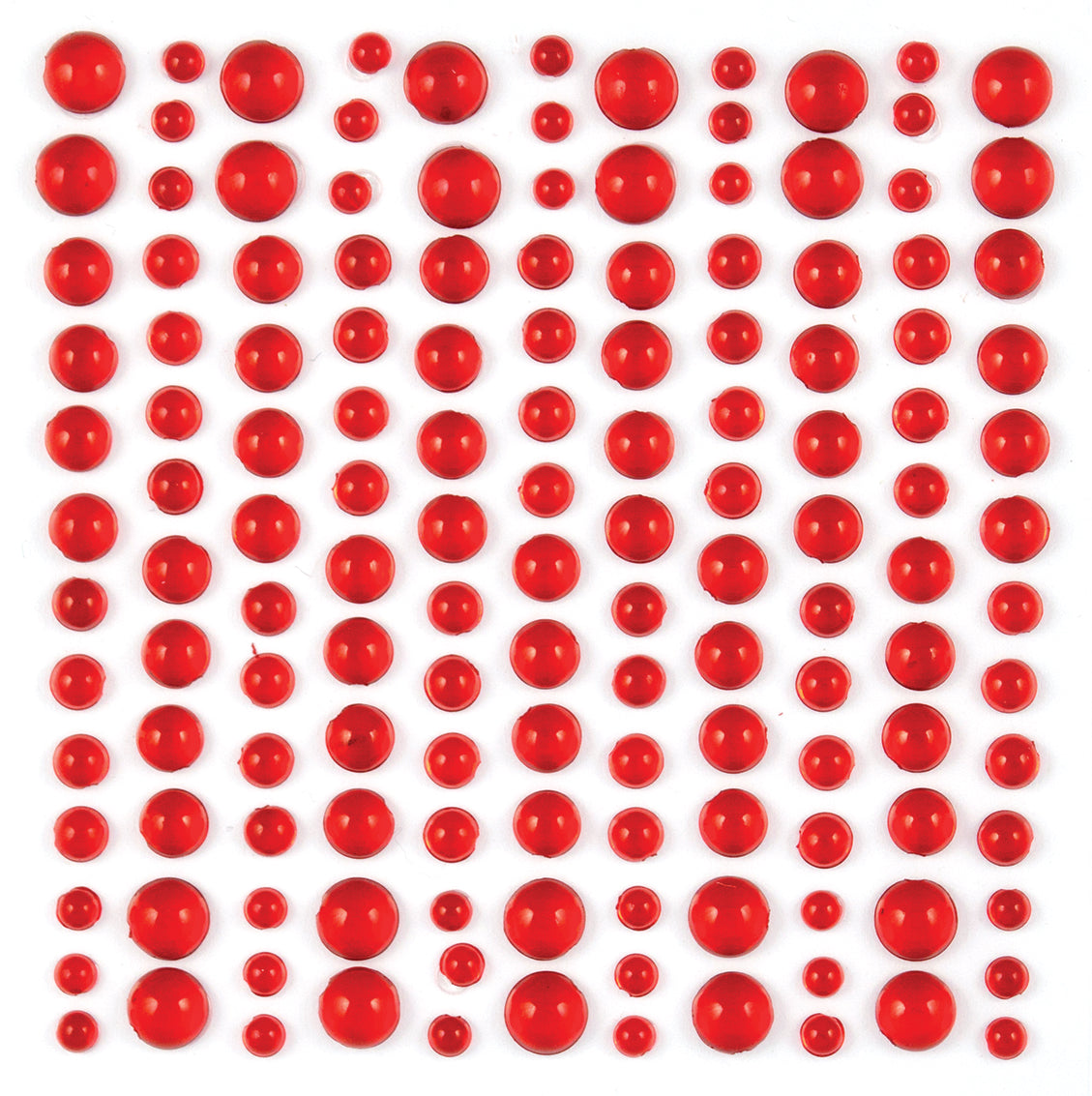 Craft Consortium Adhesive Dew Drops - Red