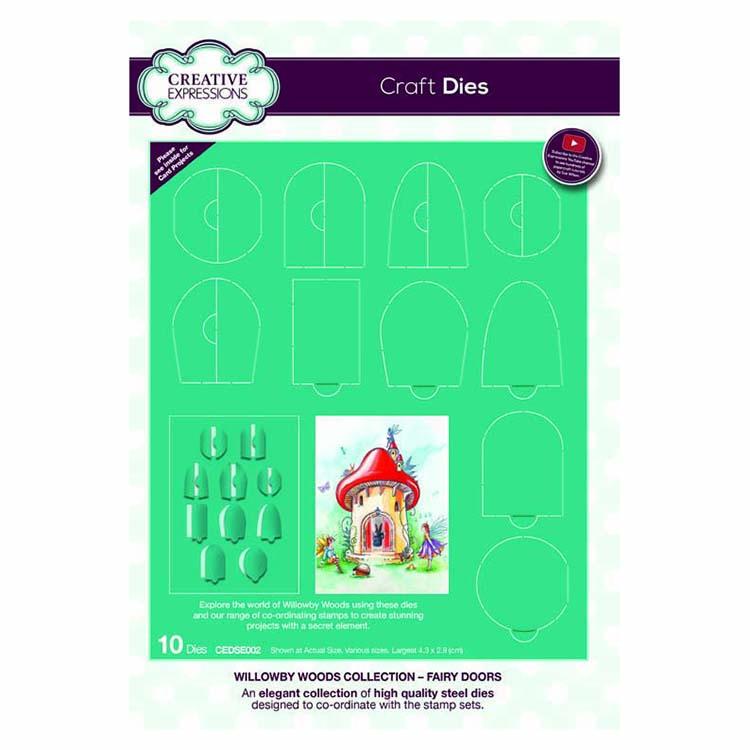 Creative Expressions Willowby Woods Collection - Fairy Doors Craft Die