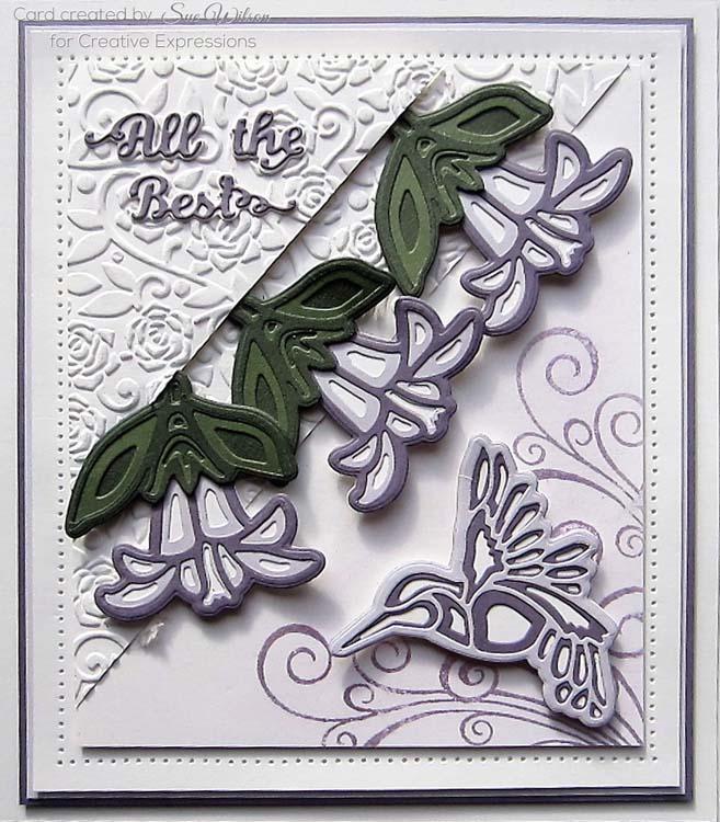 Creative Expressions Dies by Sue Wilson Mini Shadowed Sentiments All the Best