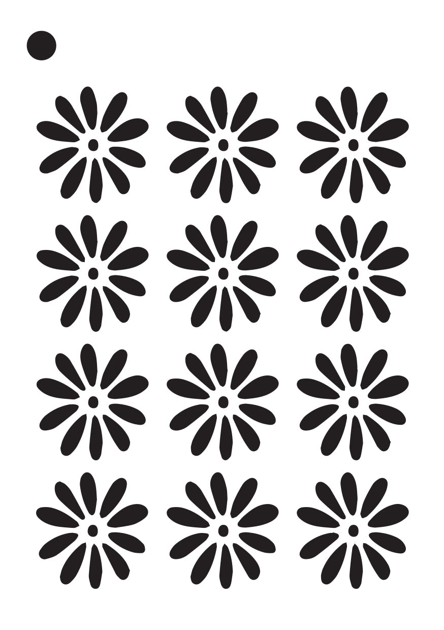 Creative Expressions Mini Stencil Daisy Doo 4 in x 3 in