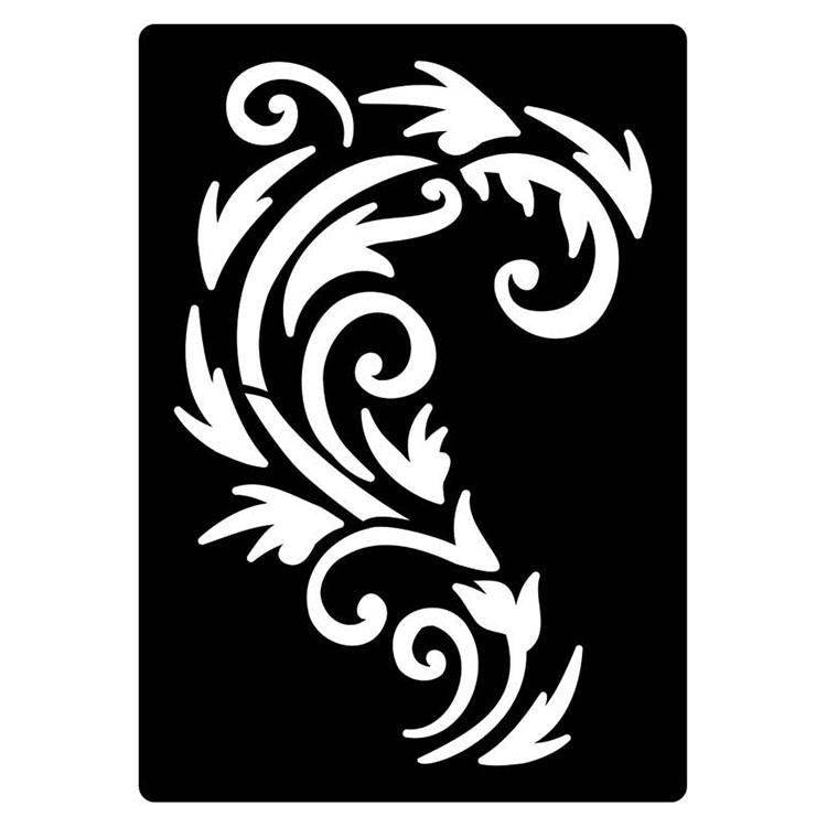 Creative Expressions Mini Stencil Regal Flourish