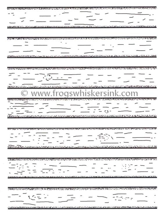 Frog's Whiskers Ink Stamp - Board & Batten