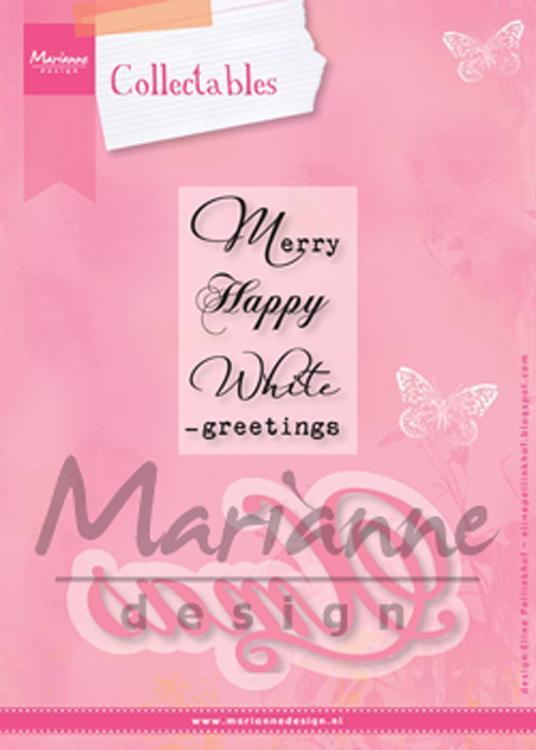 Marianne Design: Collectables Die & Stamp Set - Eline's Xmas