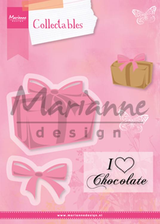 Marianne Design: Collectables Die & Stamp Set  - Box of Chocolates