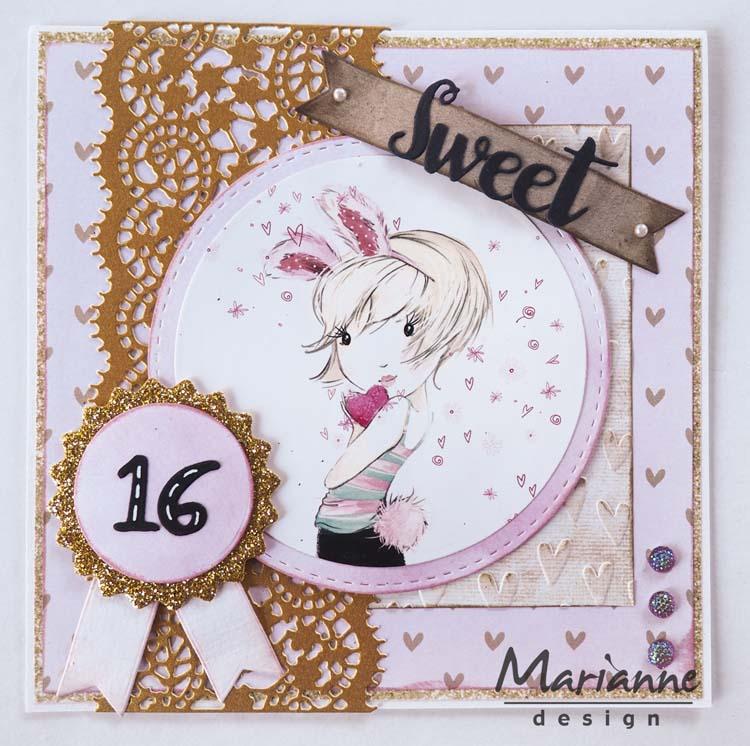 Marianne Design Collectables Rosettes & Labels