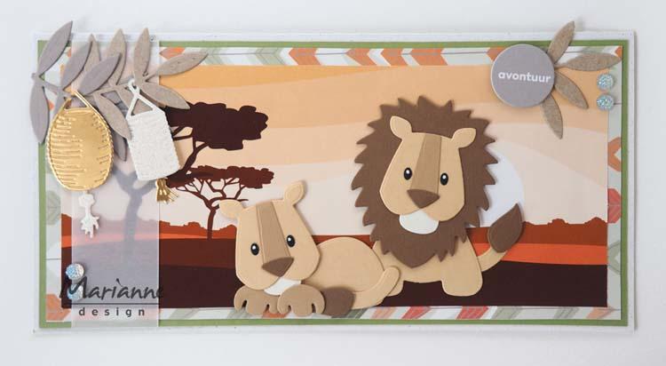 Marianne Design Collectables Eline's Lion/Tiger