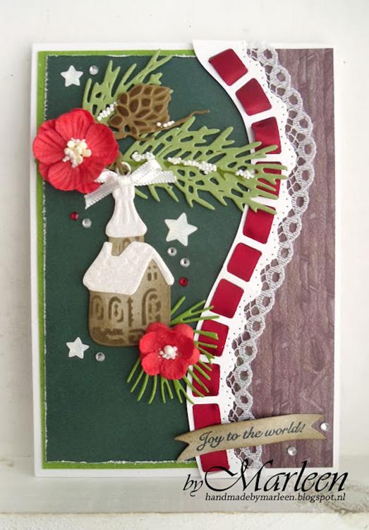 Marianne Design: Craftables Dies - Tiny's Ornaments Church & Owl