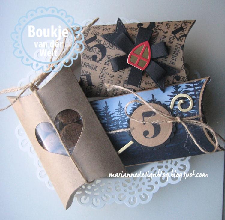 Marianne Design: Craftables Dies - Pillow Box Die Set