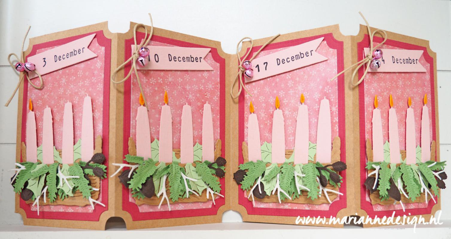 Marianne Design Craftables Advent Candles