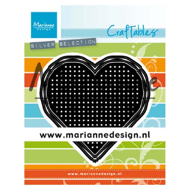 Marianne Design Craftables Cross Stitch Heart