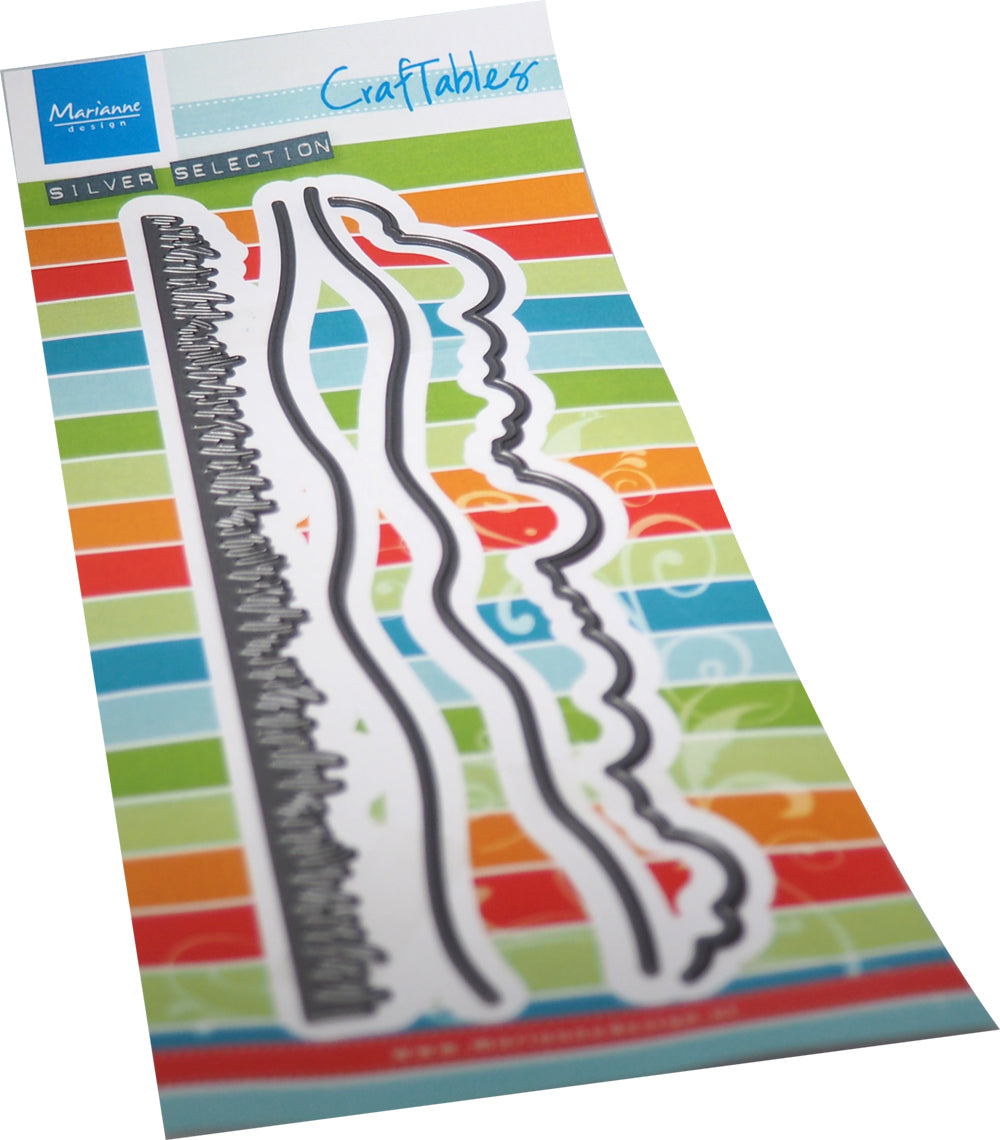 Marianne Design Craftables Die - Slimline Grass-Horizon-Clouds