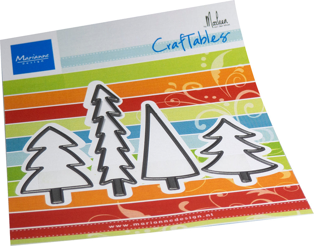 Marianne Design Craftables Die - Pine Trees By Marleen