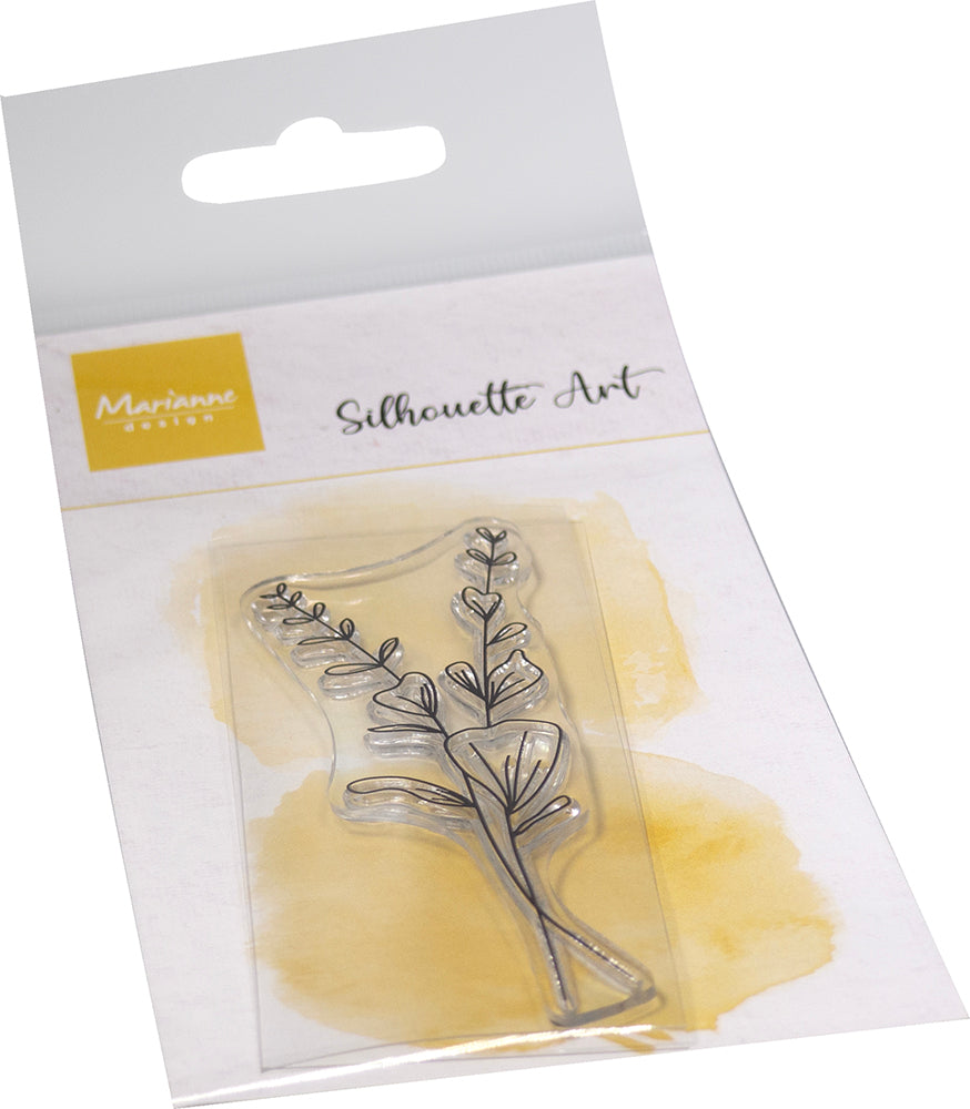 Marianne Design Clear Stamp - Silhouette Art Eucalyptus