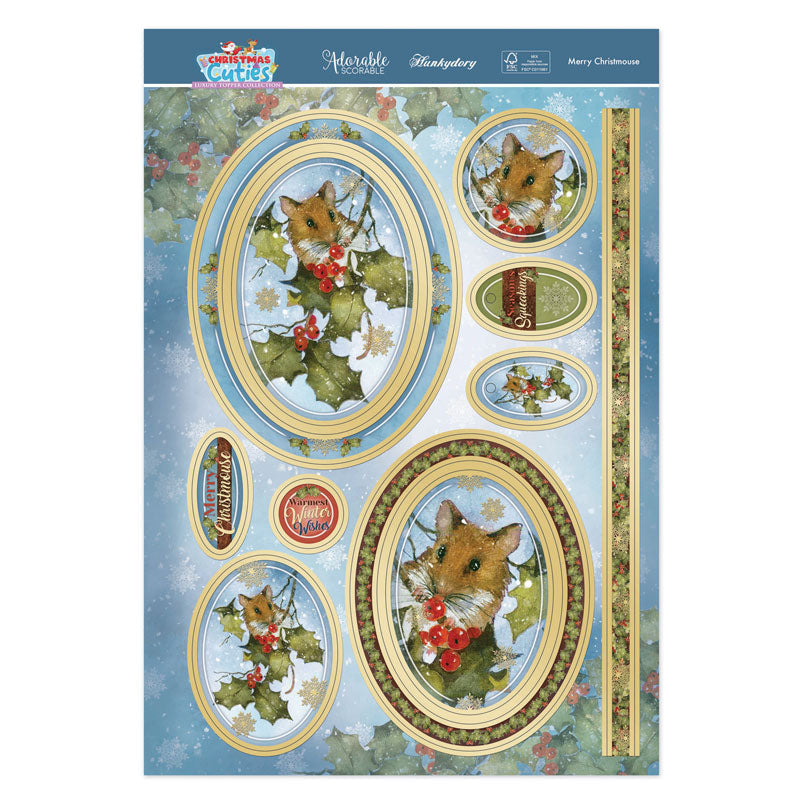 Merry Christmouse Luxury Topper Set