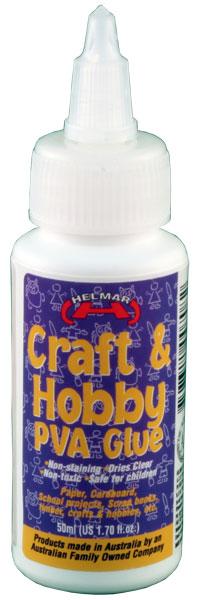 HELMAR CRAFT AND HOBBY PVA GLUE 50 ML (1.7 OZ)