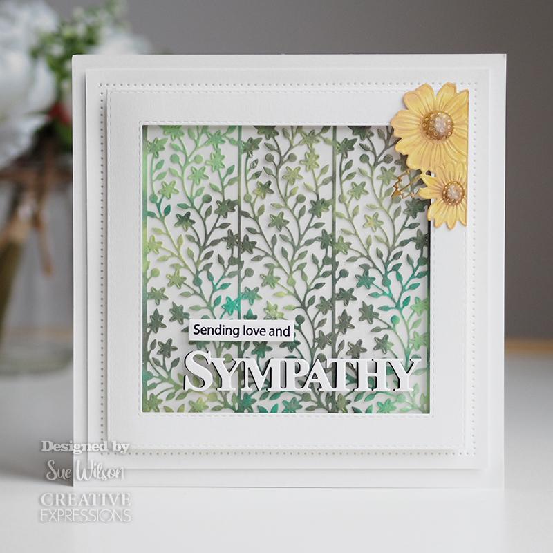 Creative Expressions Sue Wilson Sympathy Craft Die & Stamp Set