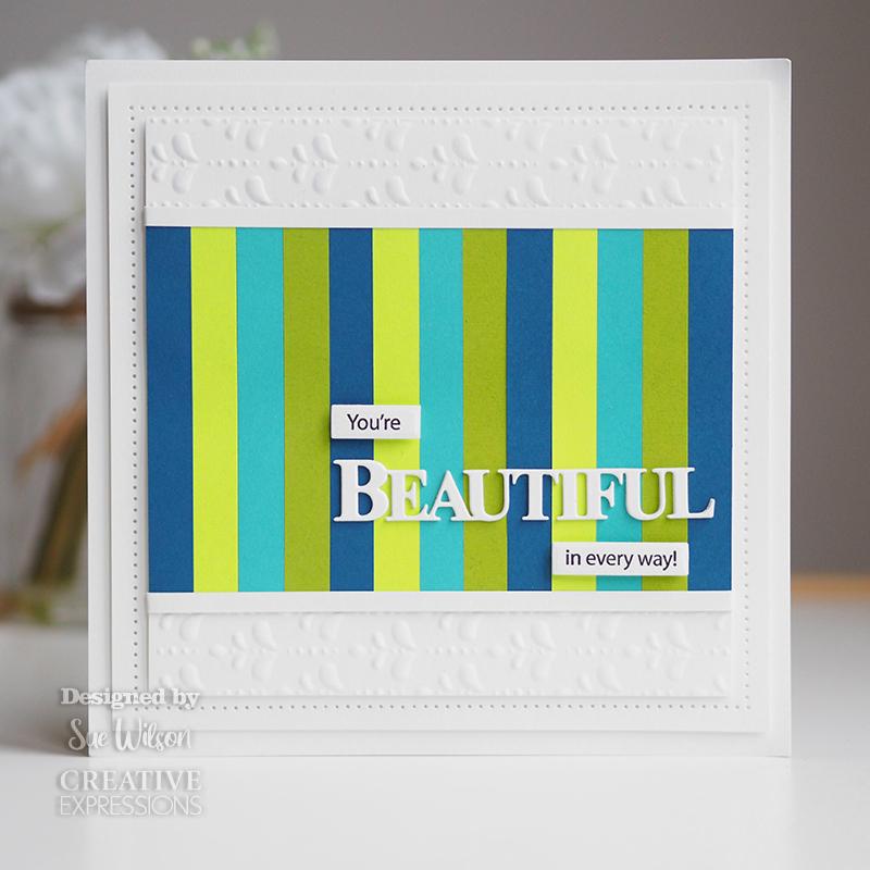 Creative Expressions Sue Wilson Beautiful Craft Die & Stamp Set