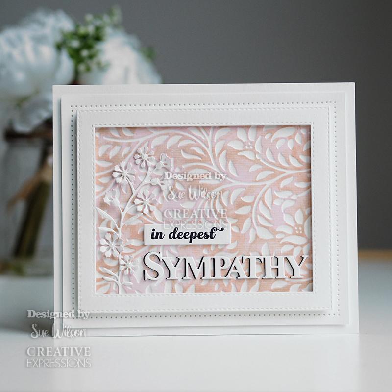 Creative Expressions Sue Wilson Sympathy Craft Die & Stamp Set