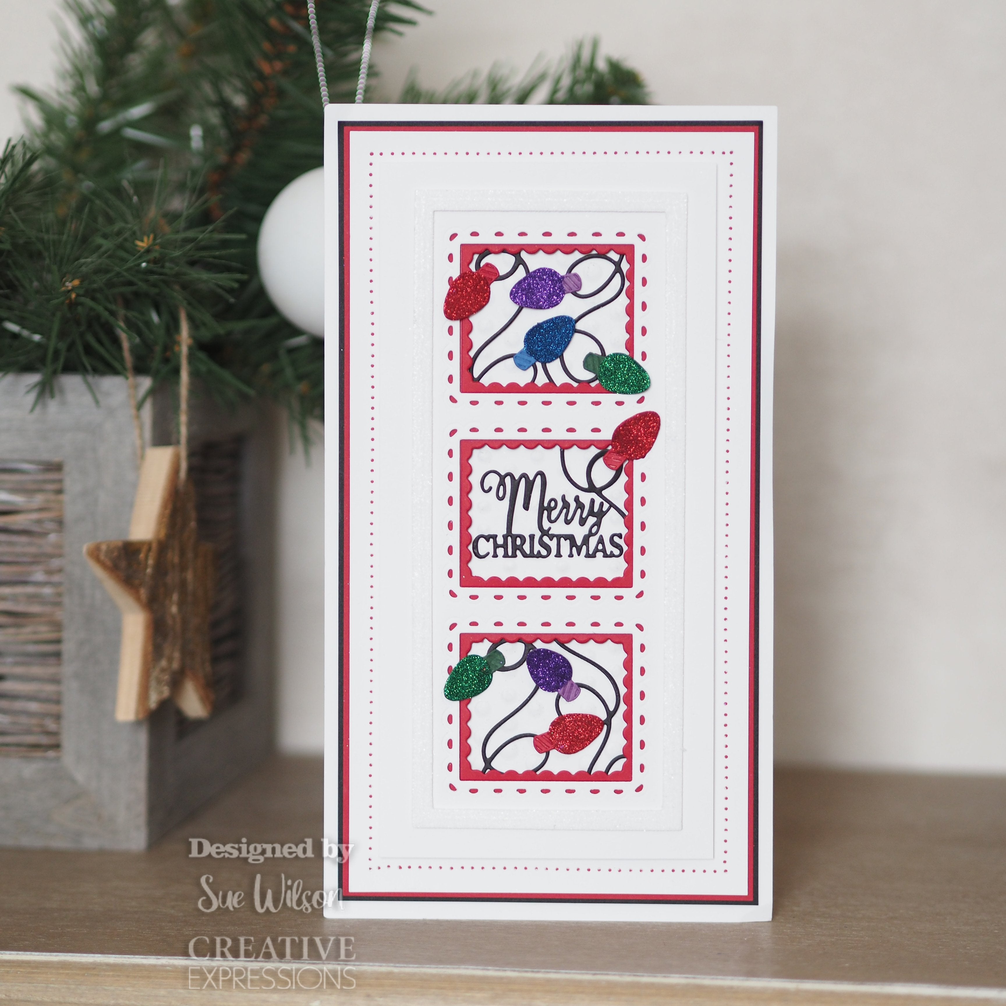 Creative Expressions Sue Wilson Mini Expressions Merry Christmas Craft Die