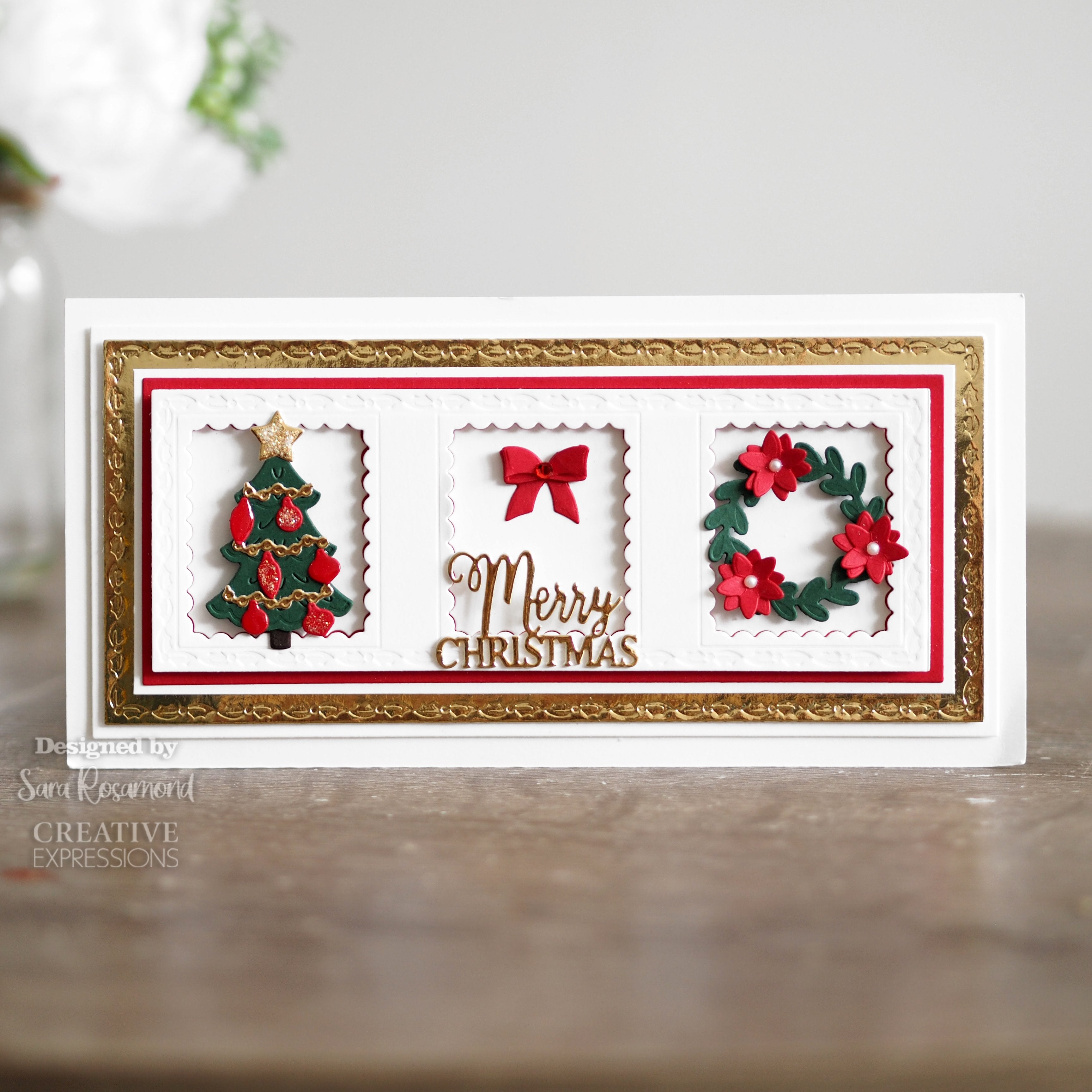 Creative Expressions Sue Wilson Mini Expressions Merry Christmas Craft Die