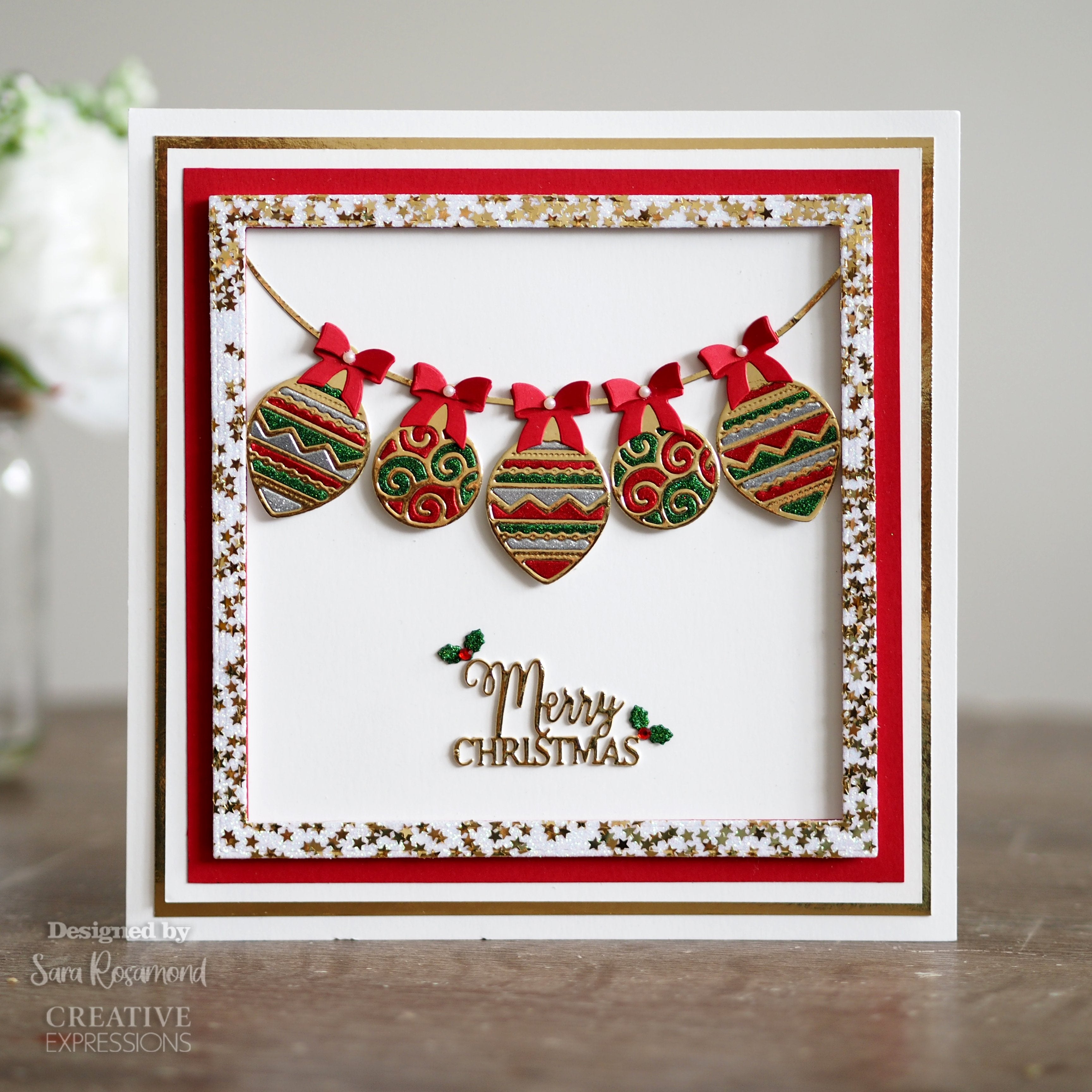 Creative Expressions Sue Wilson Mini Expressions Merry Christmas Craft Die