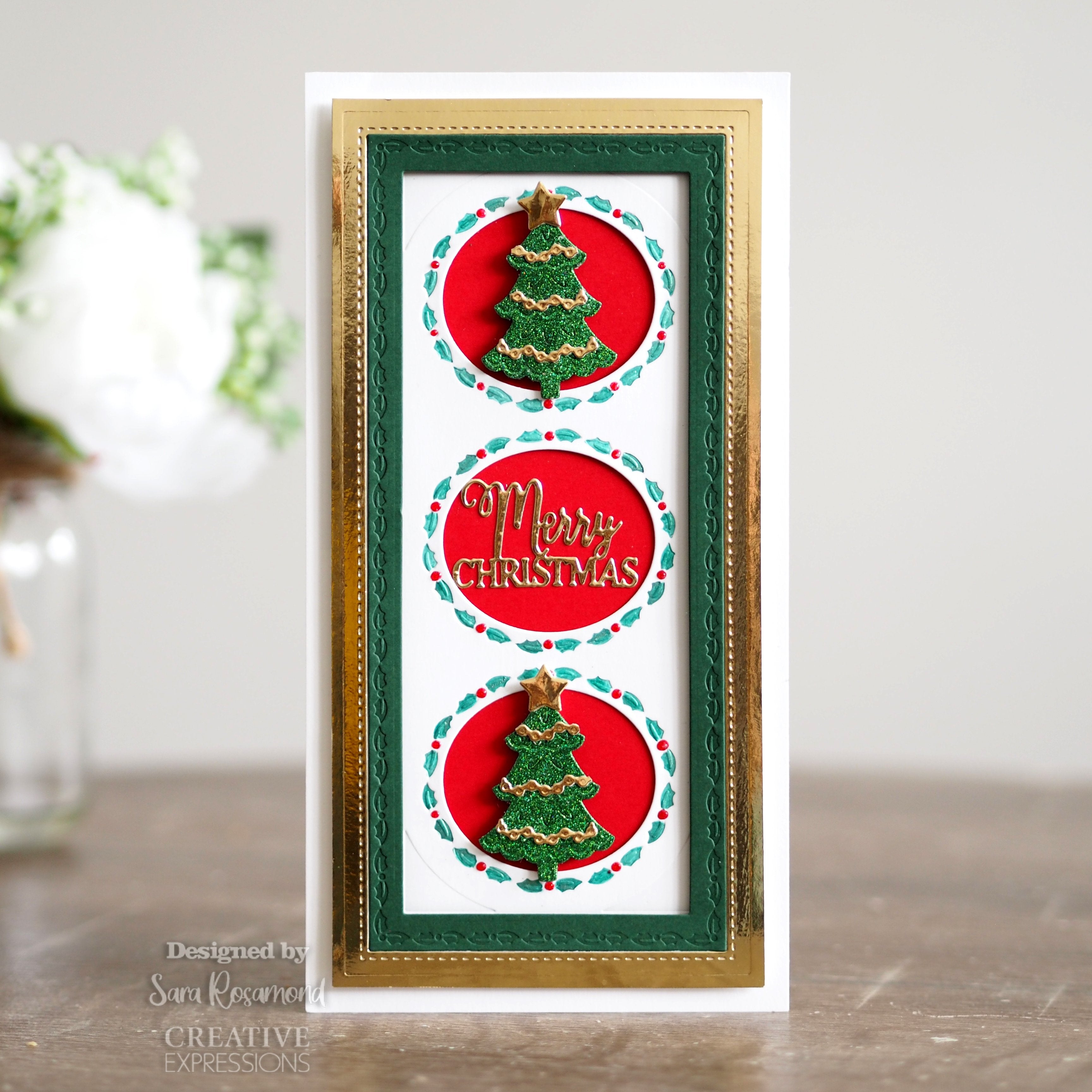 Creative Expressions Sue Wilson Mini Expressions Merry Christmas Craft Die