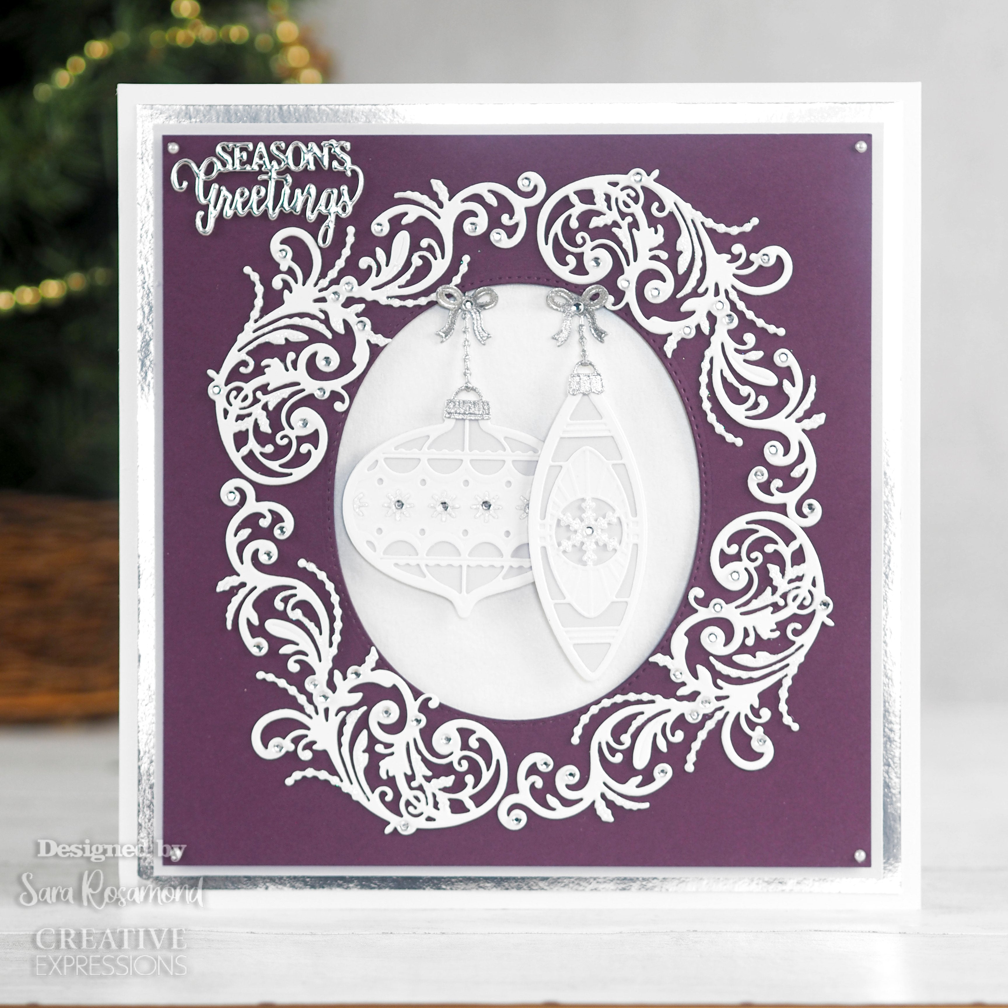 Creative Expressions Sue Wilson Snowflake Baubles