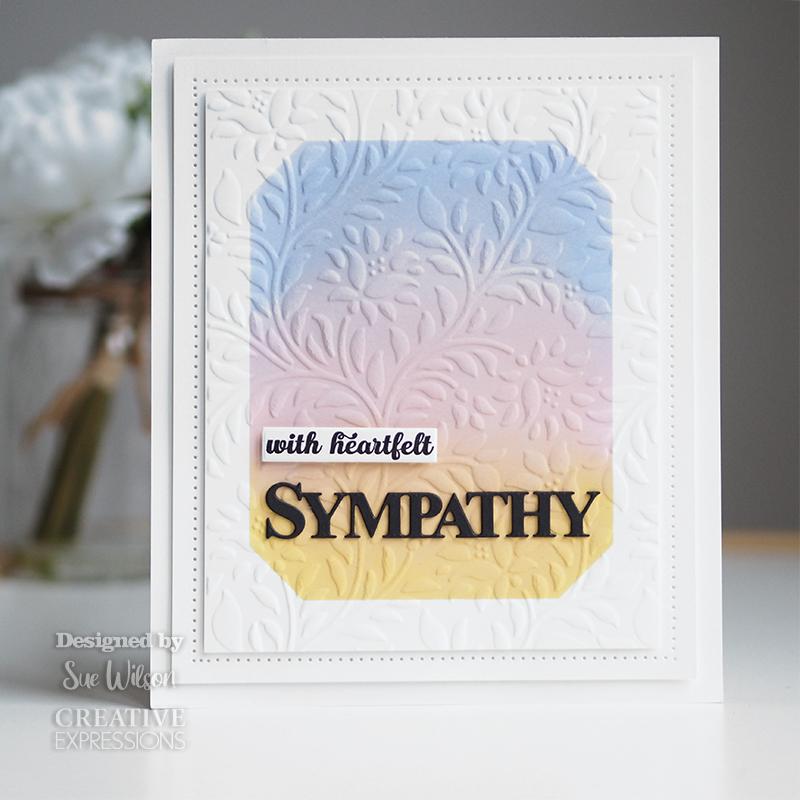 Creative Expressions Sue Wilson Sympathy Craft Die & Stamp Set