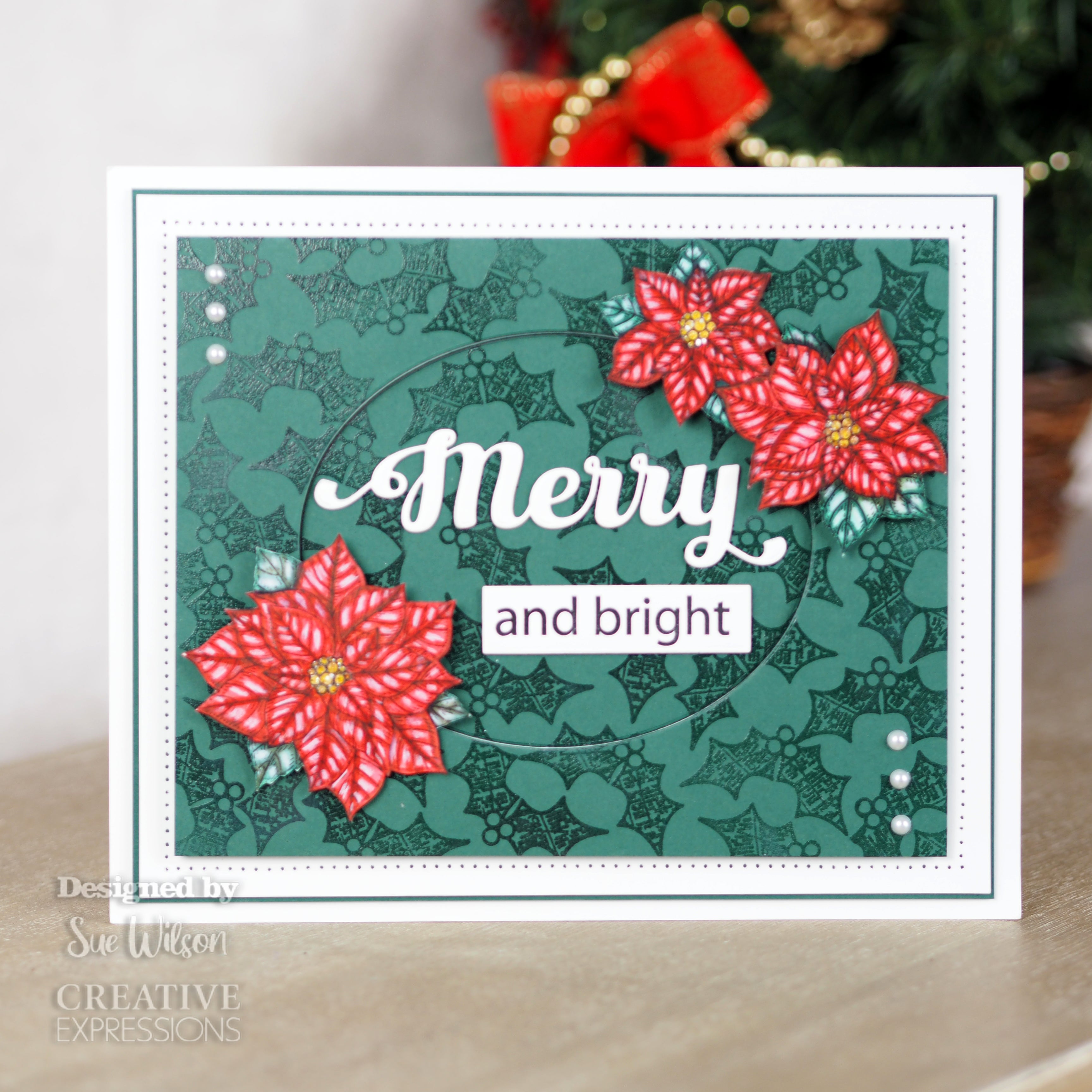 Creative Expressions Sue Wilson Merry Craft Die & Stamp Set