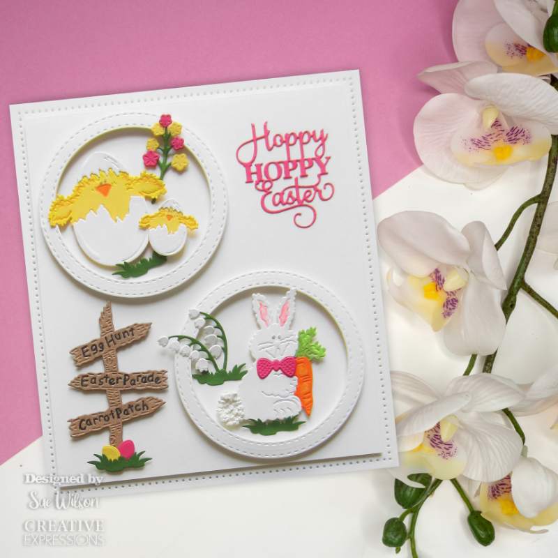 Creative Expressions Sue Wilson Necessities Easter Bunny Craft Die