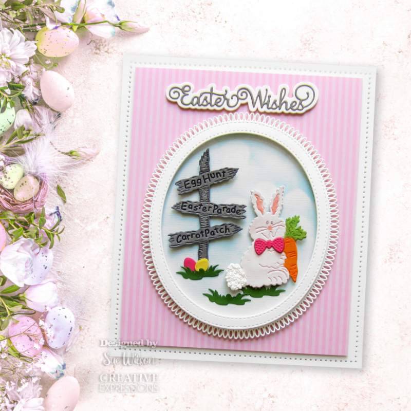 Creative Expressions Sue Wilson Necessities Easter Bunny Craft Die