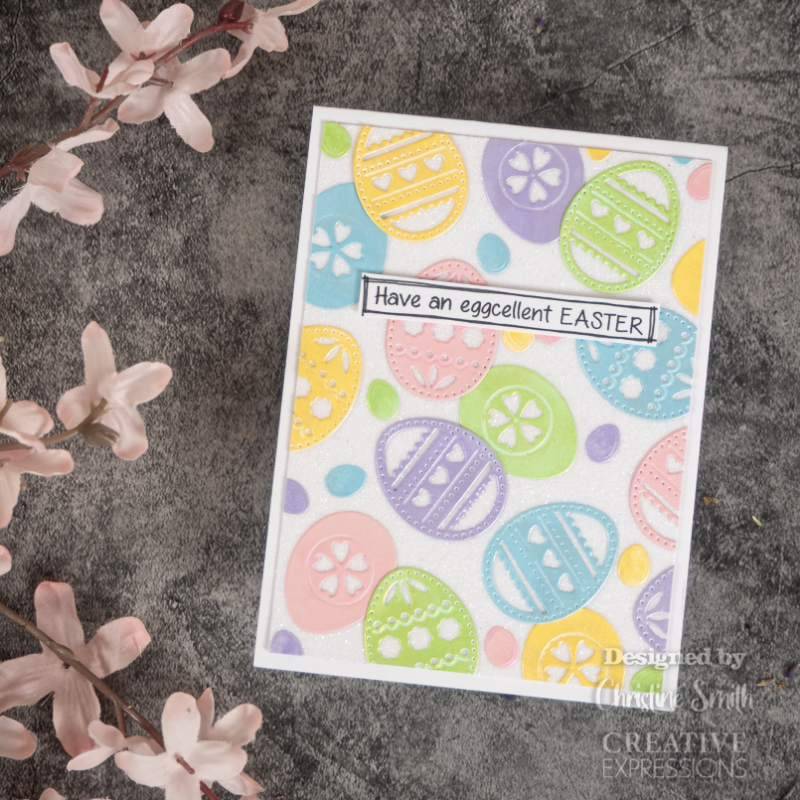 Creative Expressions Sue Wilson Necessities Easter Eggs & Flowers Craft Die