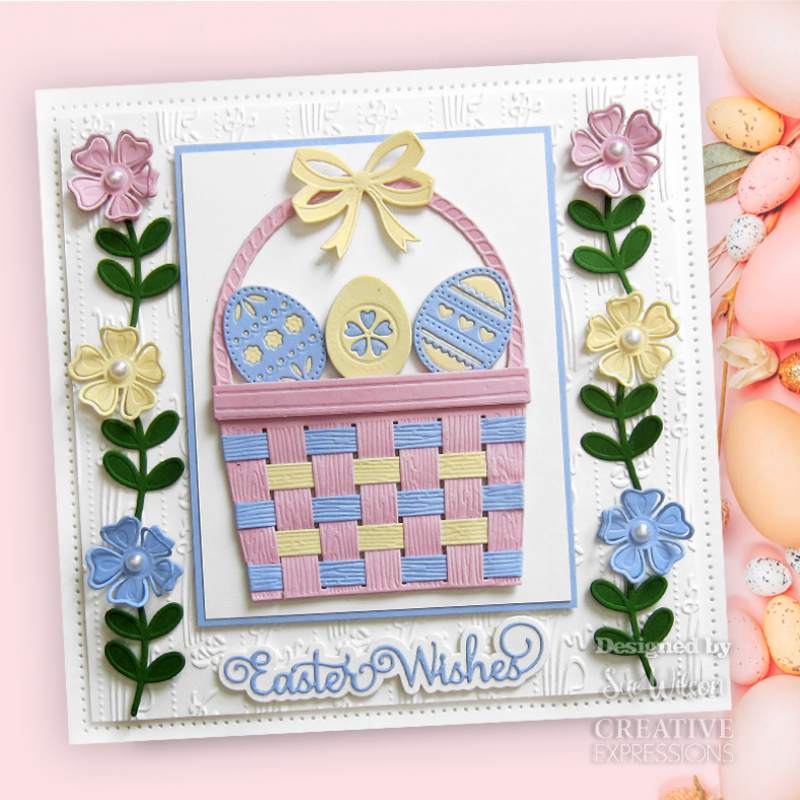 Creative Expressions Sue Wilson Necessities Woven Basket Craft Die