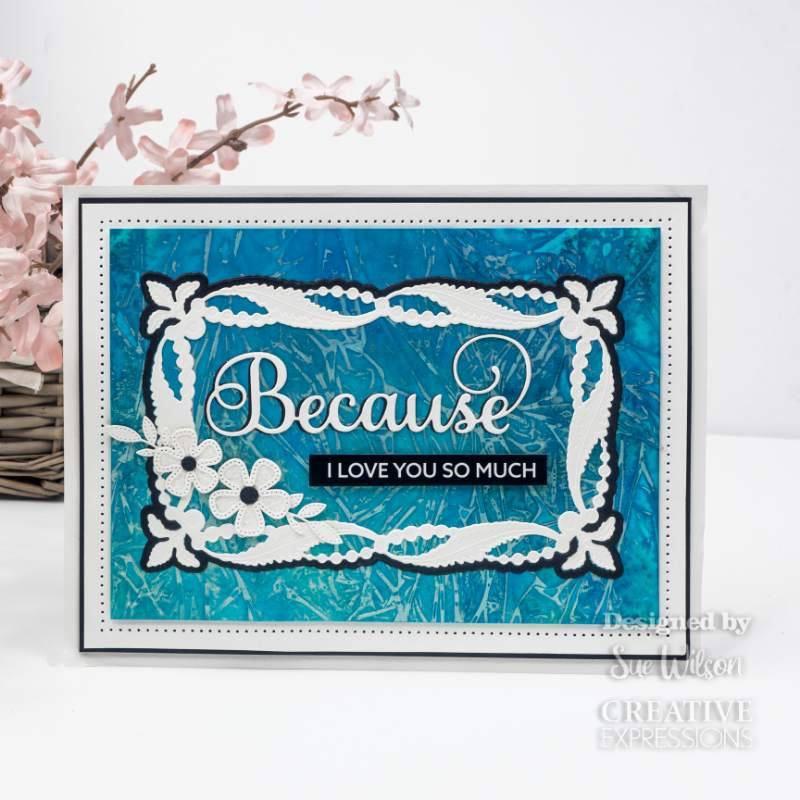 Creative Expressions Sue Wilson Frames & Tags Wrapped Pearl Frame Craft Die